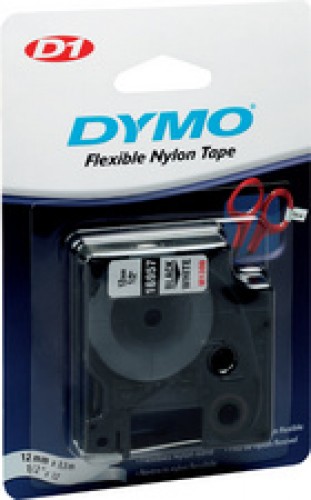 DYMO CASSETTE 4500 D1 12MM NOIR/RGE               
