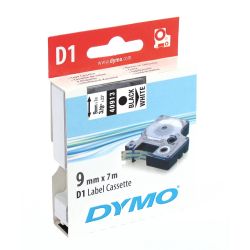 DYMO CASSETTE 4500 D1 9MM NOIR/BLC                