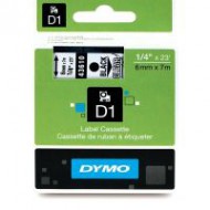 DYMO CASSETTE 4500 D1 6MM NR/JAUNE                