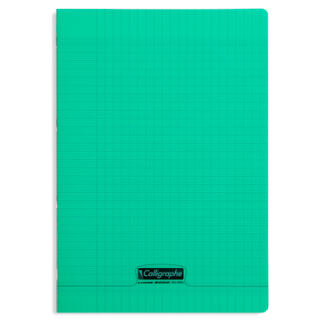 CAHIER A4 PIQ 96P SEYES VERT PP CALLI