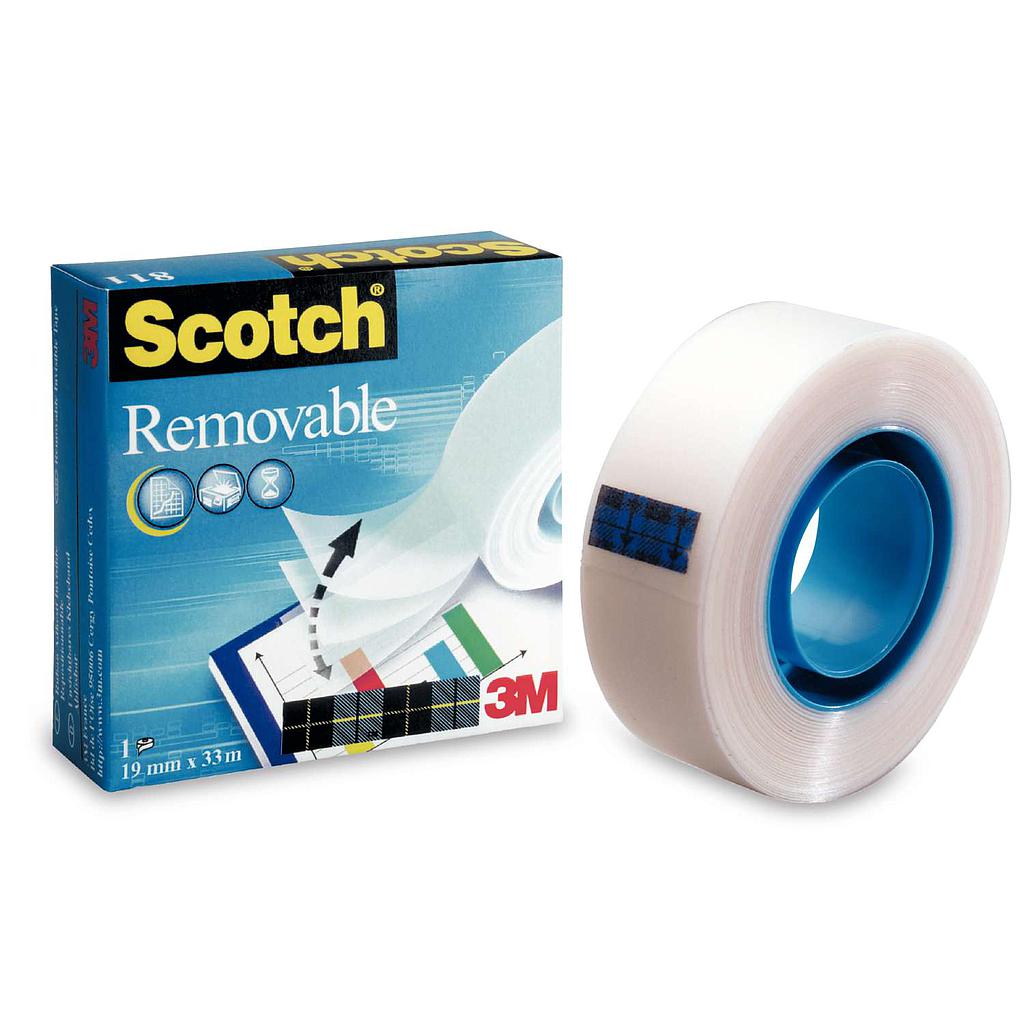 ADHESIF REPOSITIONNABLE 19X33MM SCOTCH