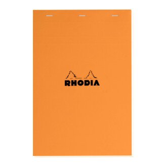 BLOC A4 ORANGE RHODIA 80F 5*5 80G