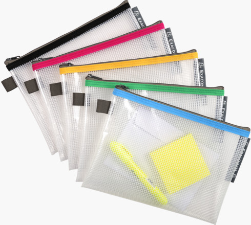 POCHETTE A5 ZIP ASST UNITE