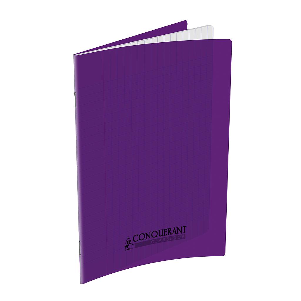 CAHIER A4 PIQ 192P SEYES VIOLET PP CALLI