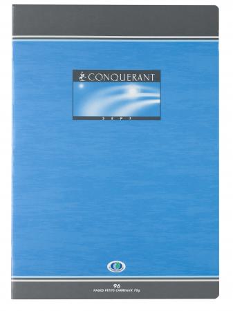 CAHIER A4 PIQ 96P 5*5 70G CONQ7