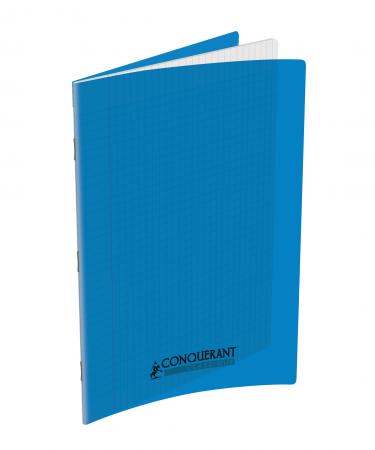 CAHIER A4 PIQ 96P SEYES 90G BLEU PP CONQ7