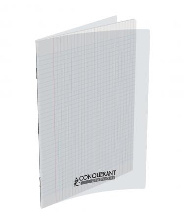 CAHIER A4 PIQ 96P SEYES 90G INCOLORE PP CONQ7