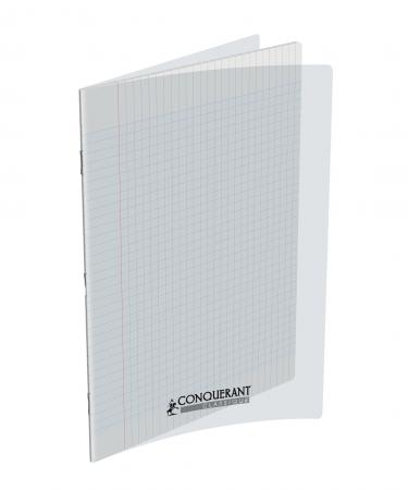 CAHIER 24*32 PIQ 96P SEYES PP INCOLORE 90G CONQ7