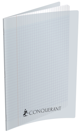 CAHIER 24*32 PIQ 192P SEYES PP INCOLORE 70G CONQ7