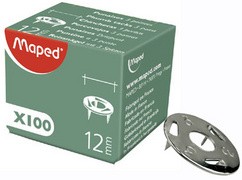 PUNAISE 3 POINTES 12MM *100 MAPED                 