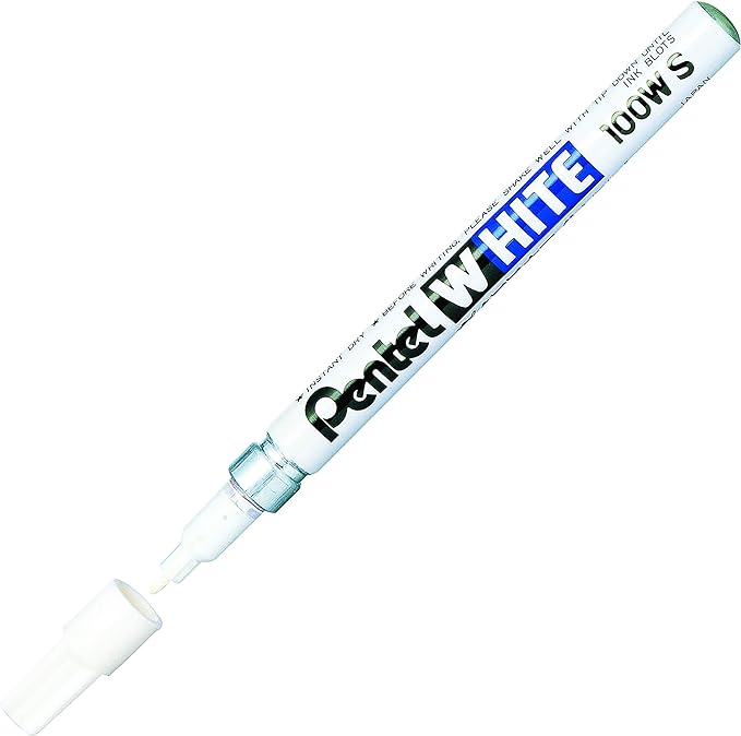 MARKER CRAIE PENTEL 100WS OGIVE BLANC INDELEBILE