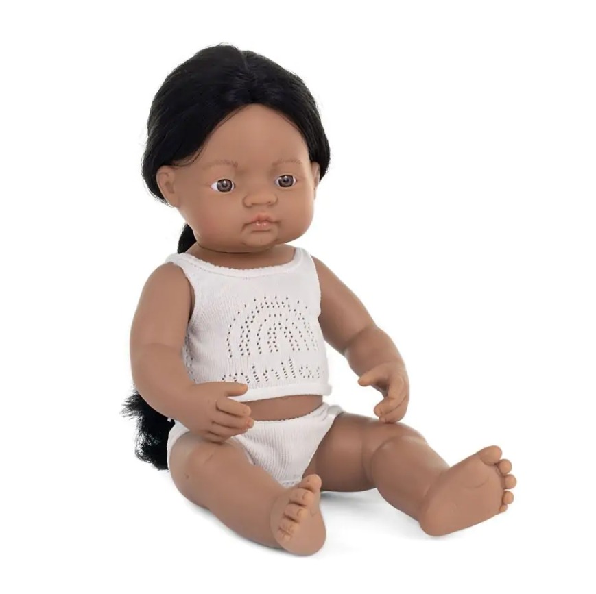 POUPEE GARCON NATIVE SUD AMERICAINE 38 CM