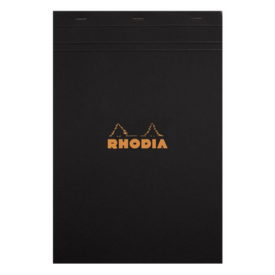 BLOC A6 11*17 BLACK RHODIA 80F 5*5 80G