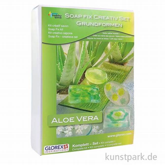 KIT CREATIF SAVON COEUR A L ALOE VERA