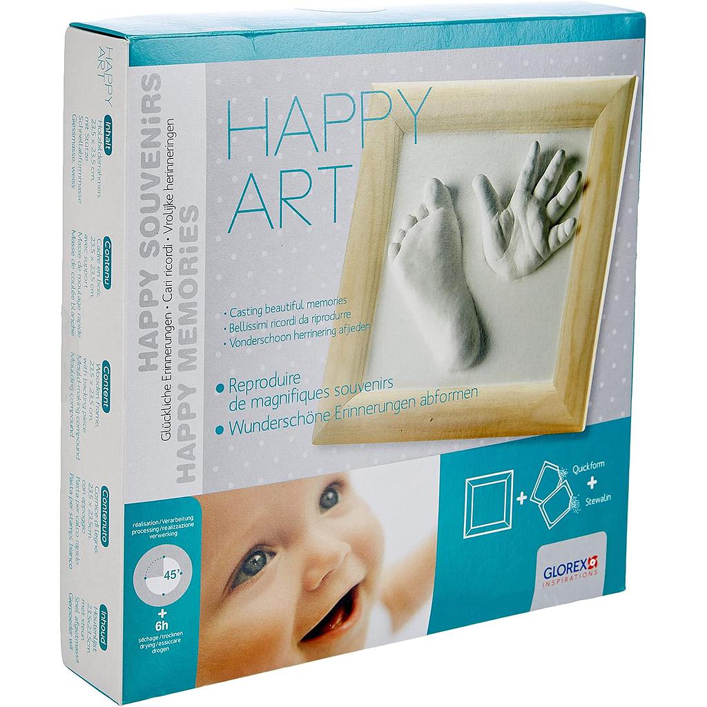 KIT CREATIF EMPREINTES HAPPY ART/ CADRE SOUVENIR BB