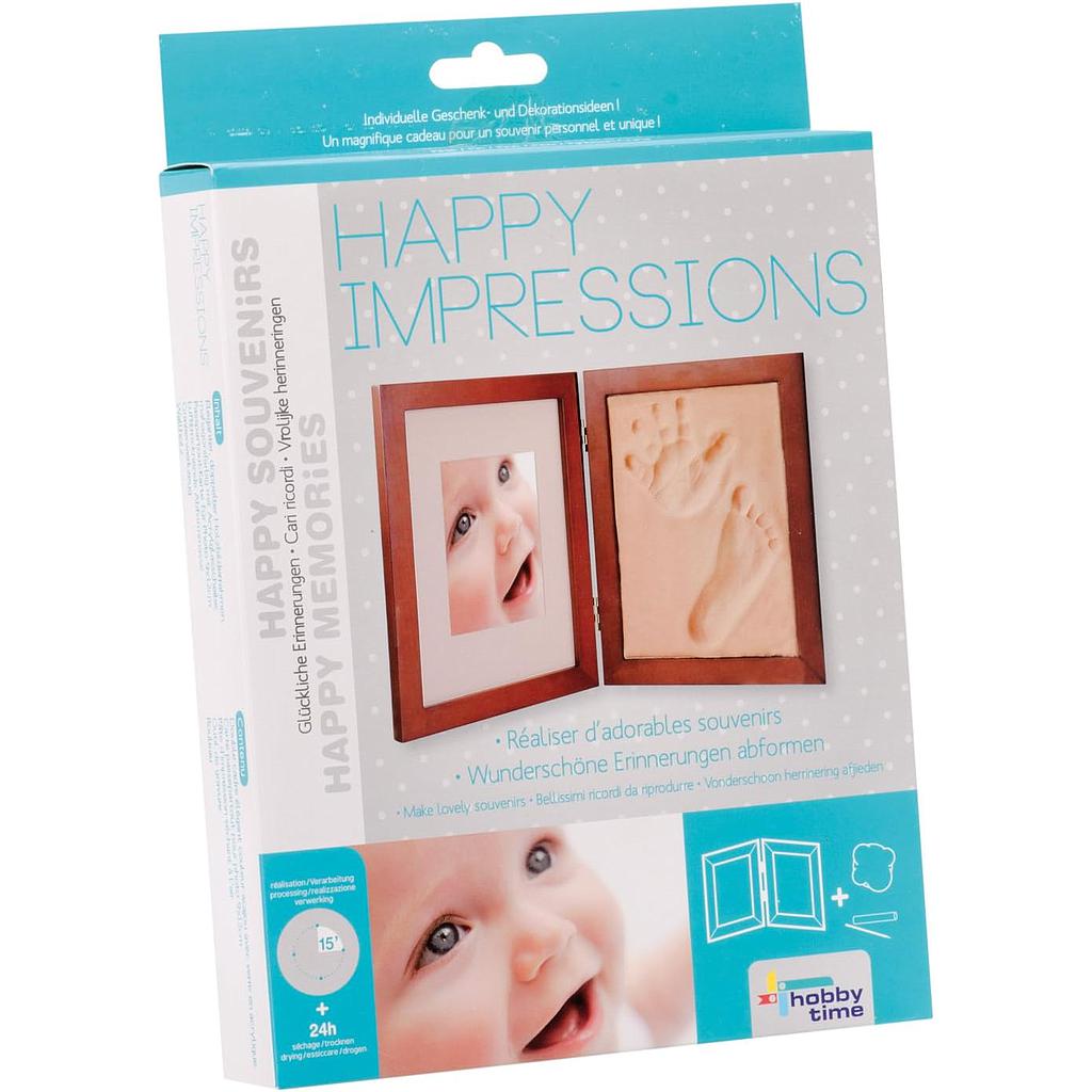 KIT CREATIF EMPREINTES HAPPY IMPRESSIONS/ CADRE DOUBLE SOUVENIR BB