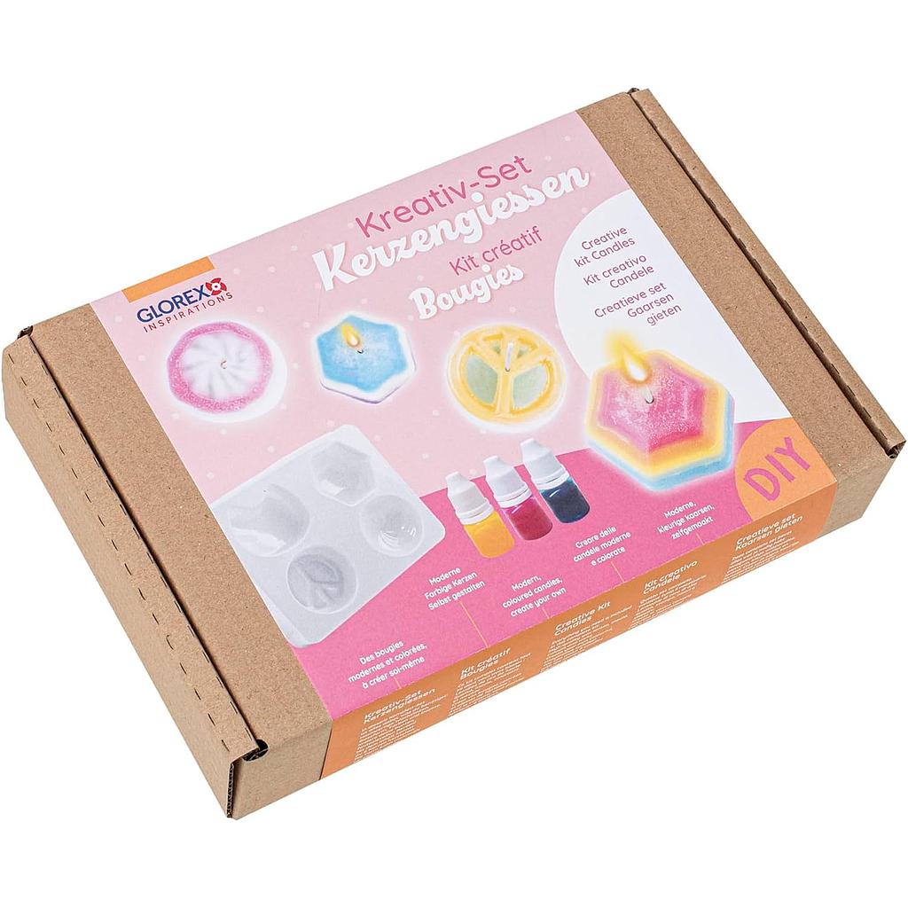 KIT CREATIF BOUGIES FORMES ET COULEURS