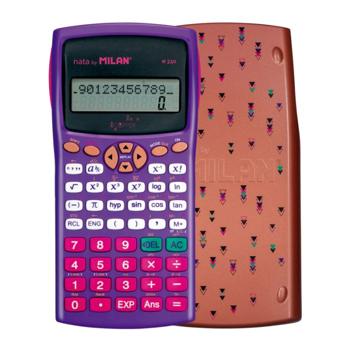 CALCULATRICE SCIENTIFIQUE 240F 1918 COPPER VIOLET MILAN