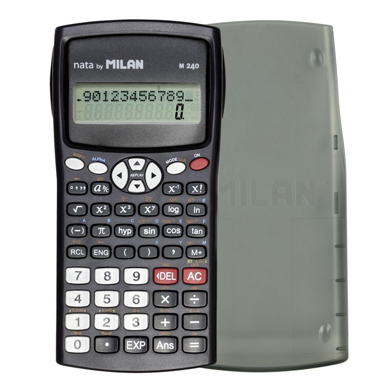 CALCULATRICE SCIENTIFIQUE 240F NOIRE MILAN