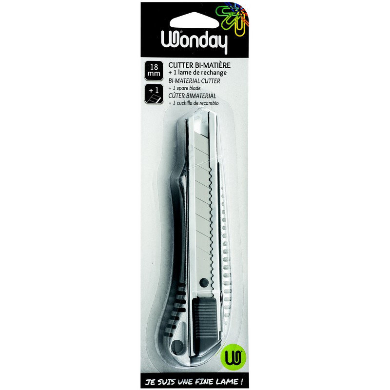 CUTTER 18MM CORPS ALU GRIS METAL