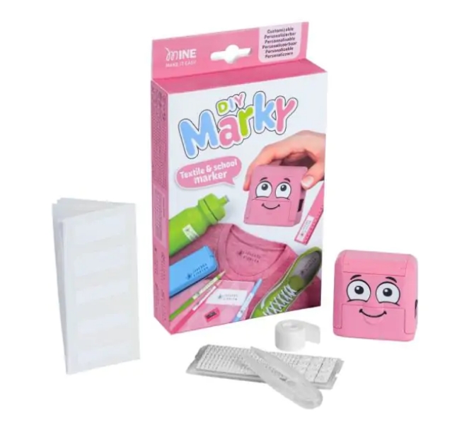 TAMPON MARKY TEXTILE ENFANT ROSE COLOP