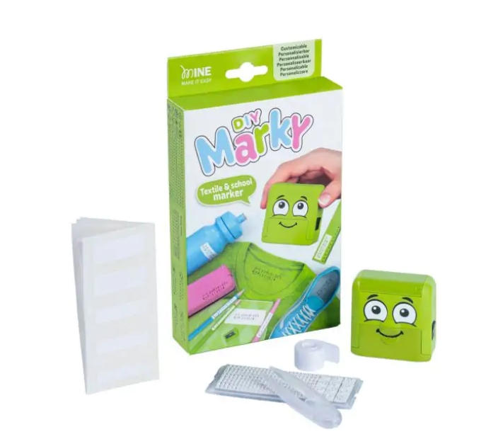 TAMPON MARKY TEXTILE ENFANT VERT COLOP