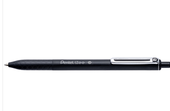 STYLO BILLE NOIR IZEE 1.0 RETRACTABLE PENTEL