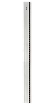 REGLE PLATE 50CM ALU WONDAY