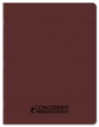 CAHIER 17*22 PIQ 96P SEYES 90G MARRON PP CONQ7