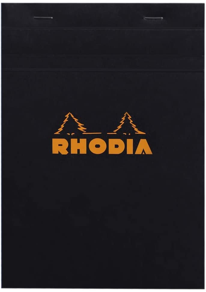 BLOC A5 BLACK RHODIA 80F 5*5 80G                  