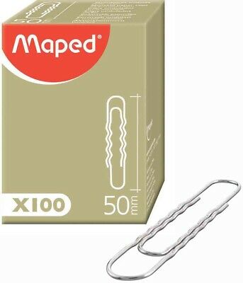 ATTACHE LETTRE ONDULE NICKEL 50MM *100 M          