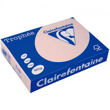 RAM A4 80G SAUMON TROPHEE CLAIREFONTAINE          