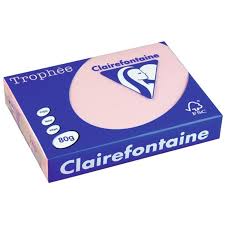RAM A4 80G ROSE TROPHEE CLAIREFONTAINE            
