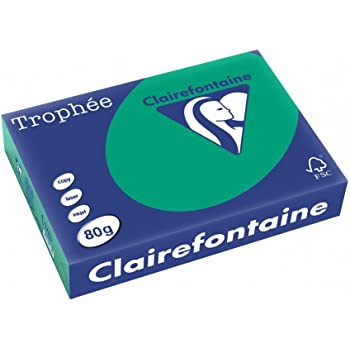 RAM A4 80G VERT TROPHEE CLAIREFONTAINE            