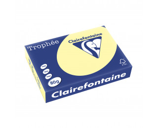 RAM A4 80G JAUNE CANARI TROPHEE CLAIRE            